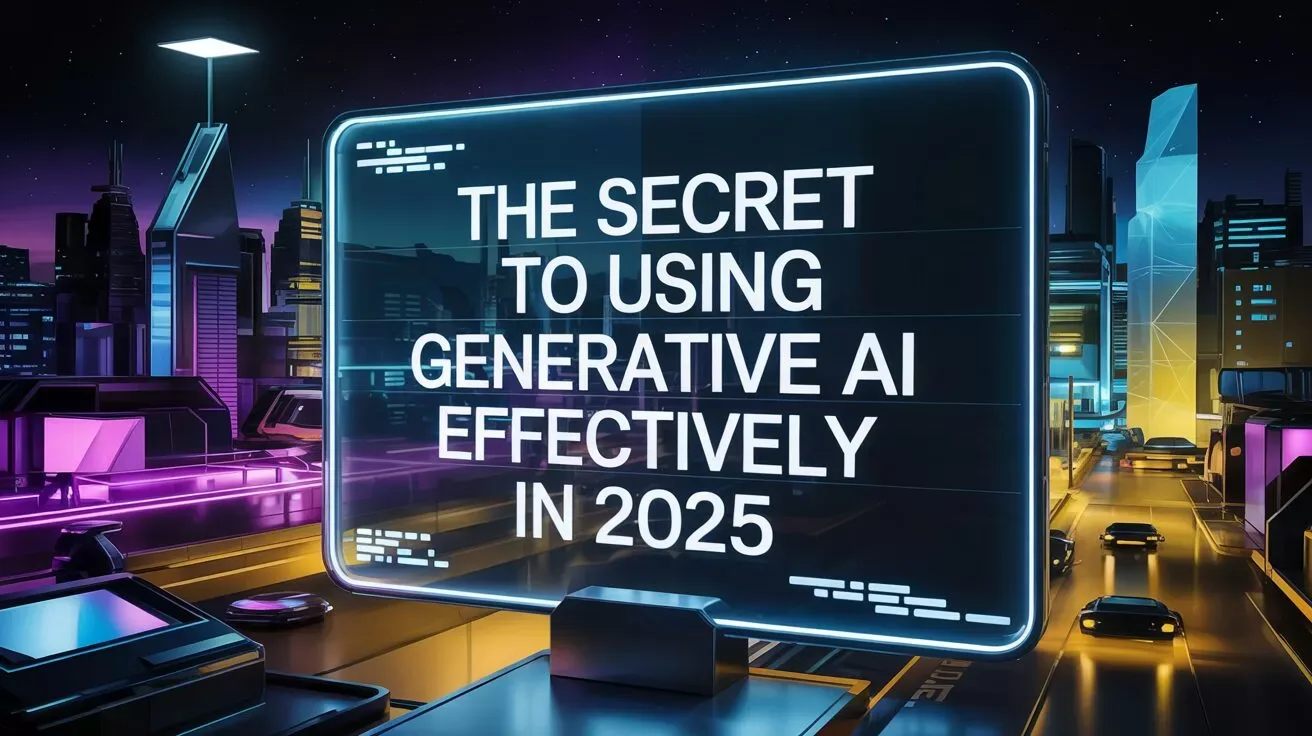 The Secret to Using Generative AI Effectively In 2025 | AI in Asia